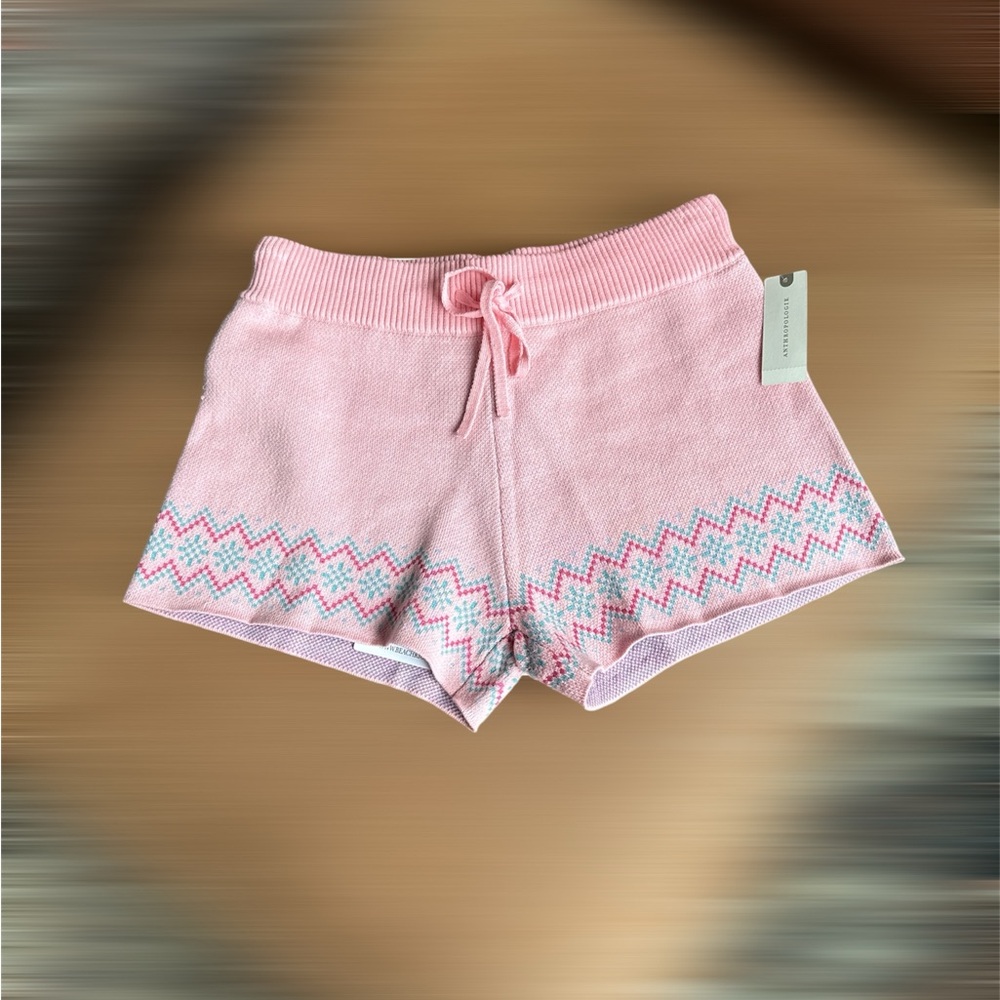 NWT  XS Anthropologie X Beach Riot Balboa Short Sweet Winter Champagne Ski Club